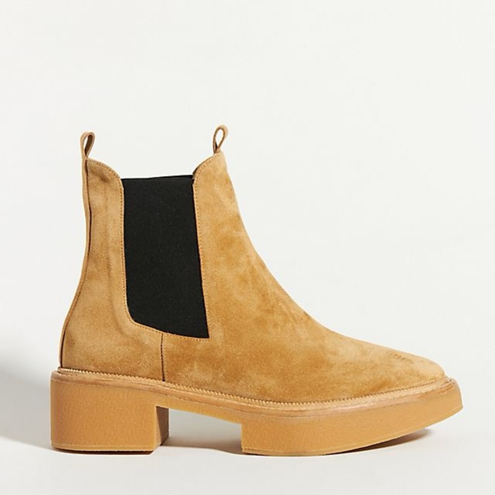 Freda Salvador Celia Tan Suede Chelsea Boots